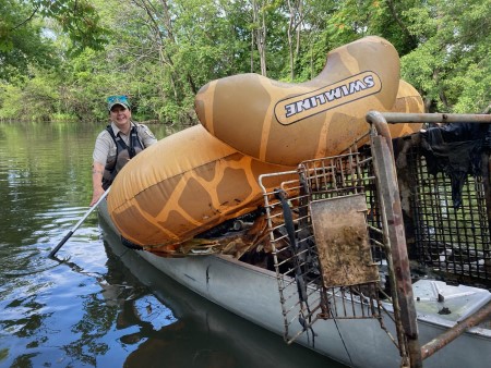 2021 MiCorps Volunteer Stream Cleanup program nets shopping carts